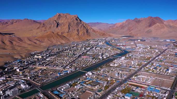 高原小镇 西藏阿里 阿里城市