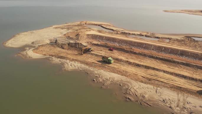 河道治理 水库扩容 清淤排污 挖沙 滕州