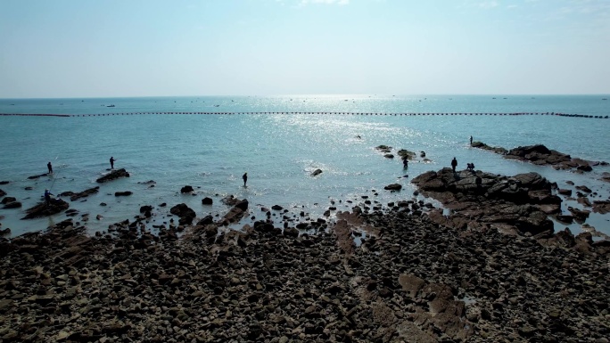 北海冠头岭海枯石烂滨海风光航拍