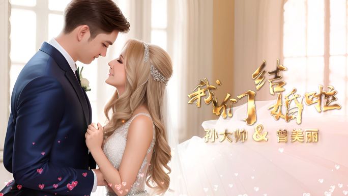 4K浪漫婚礼照片影集