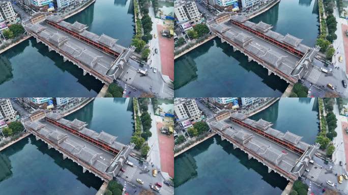 【正版素材】贵州都匀城市航拍0779