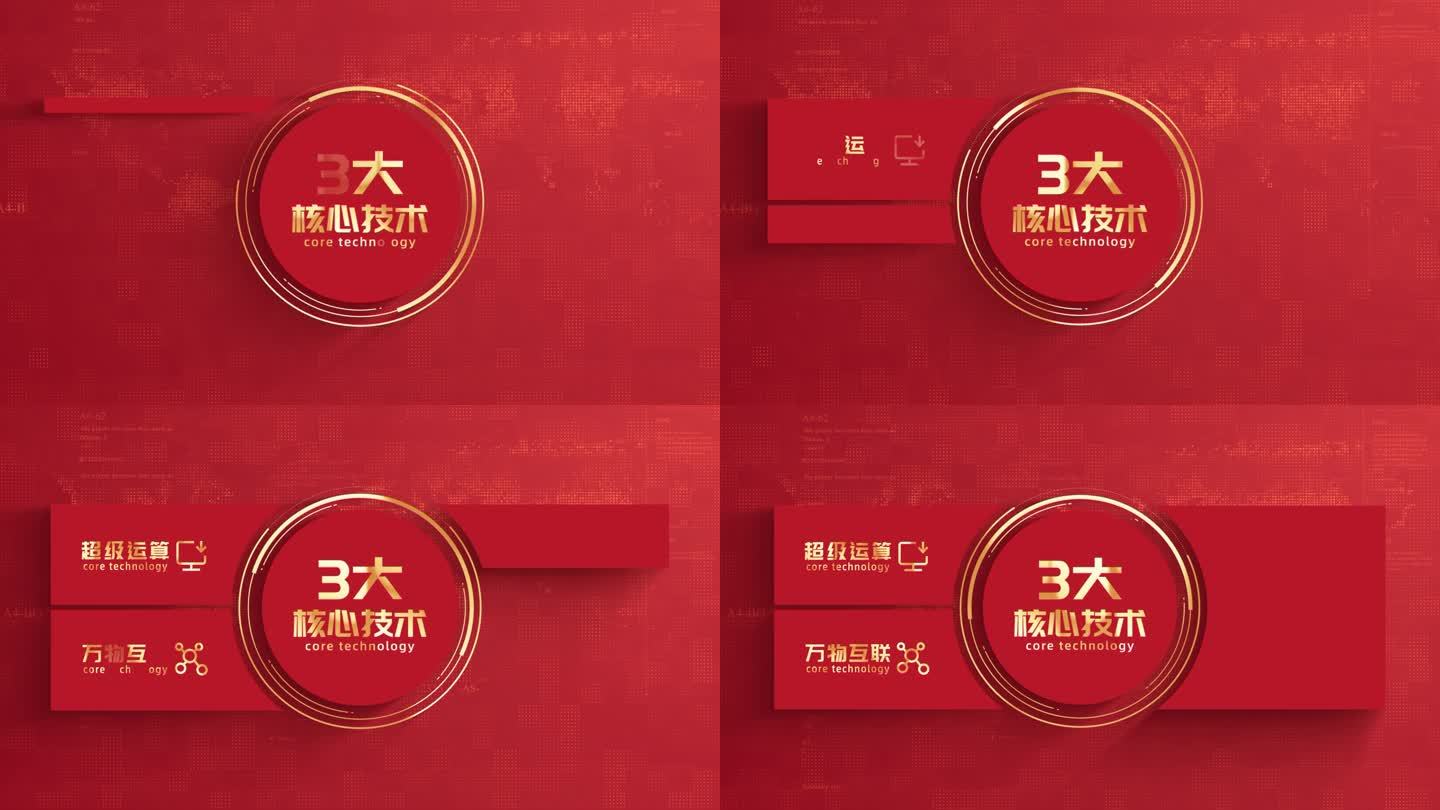 【3】红色党政信息模块分组展示