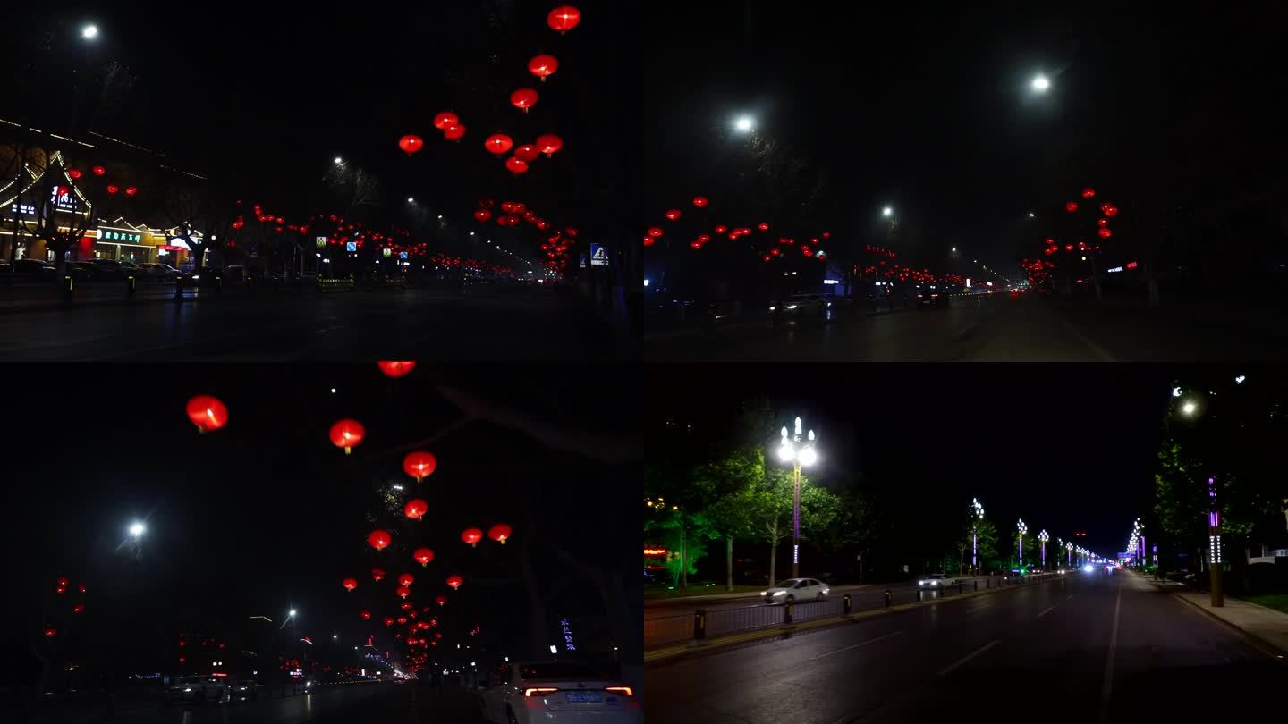 节日红灯笼路灯