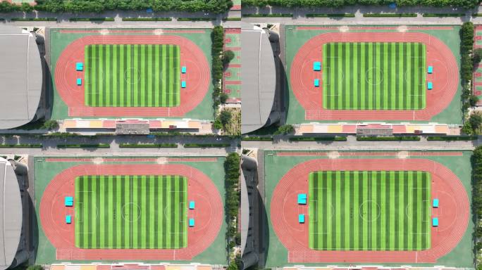学校操场航拍