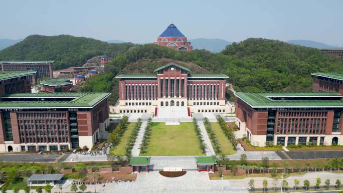 航拍中山大学深圳校区