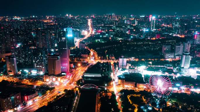 合肥 合肥步行街 夜景