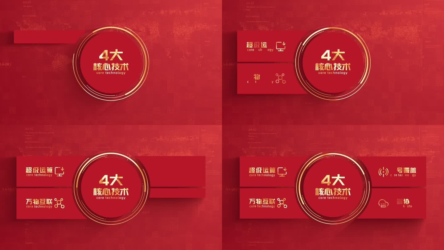 【4】红色党政信息模块分组展示