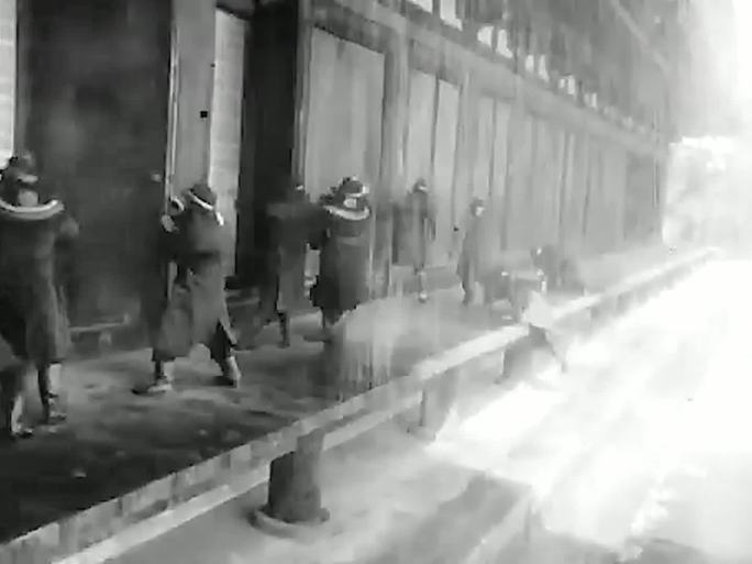 1949年日本 寺庙消防演习