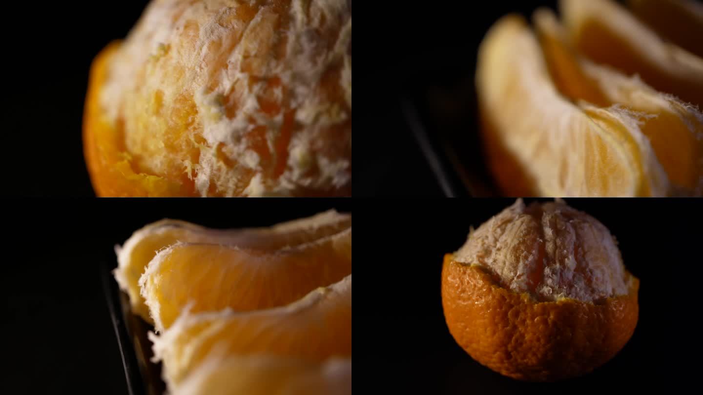 【镜头合集】水果丑橘橘子瓣  (1)