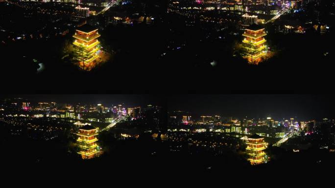 三亚临春岭城市夜景