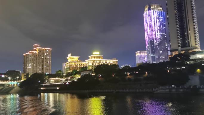 南宁夜景 邕江夜景 南宁白沙大桥夜景