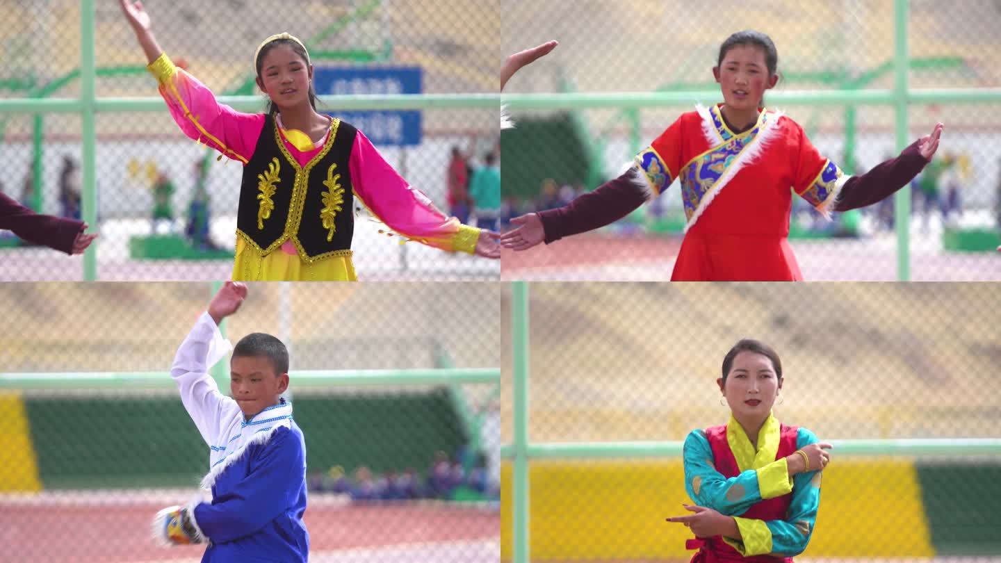 藏族中学服装 藏族儿童服装