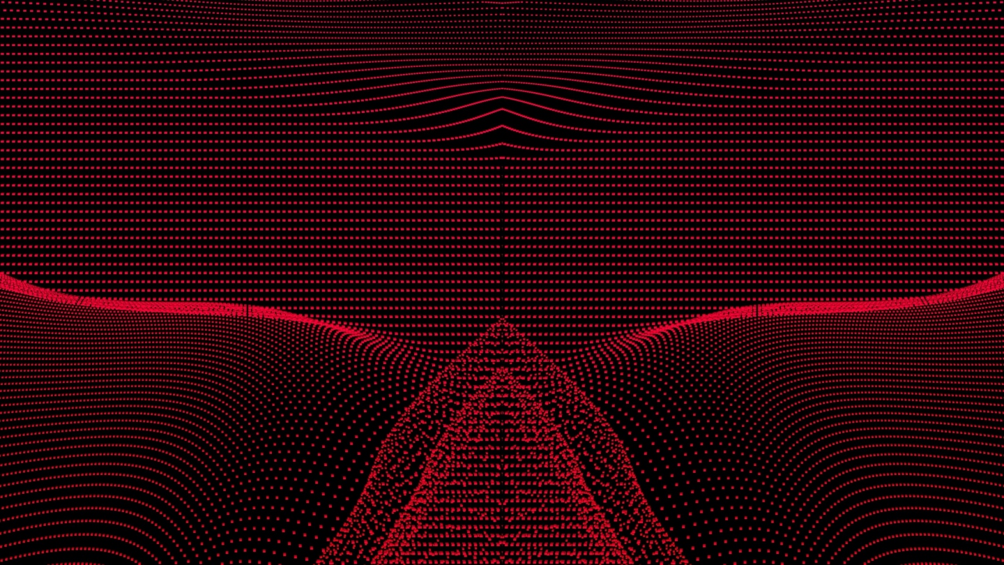 【4K时尚背景】黑红线条粒子曲线VJ视觉