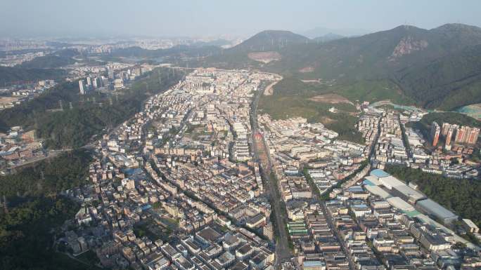 【正版素材】深圳龙岗区园山街道全景