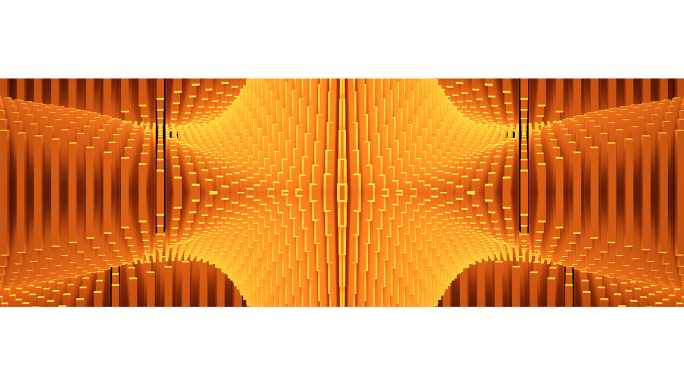 【宽屏时尚背景】橙黄空间创意几何简约温暖