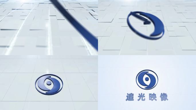 科技感片头简约风格高级质感logo演绎