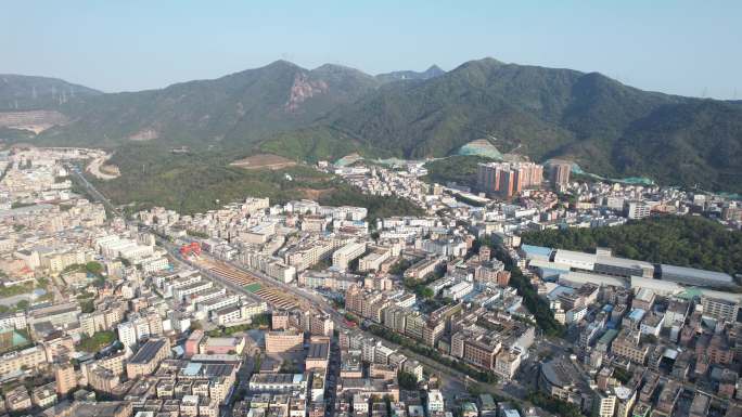 【正版素材】深圳龙岗区园山街道全景