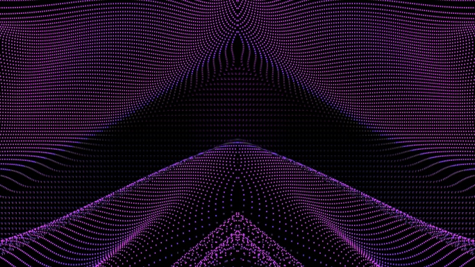 【4K时尚背景】粉紫线条浪漫曲线VJ视觉