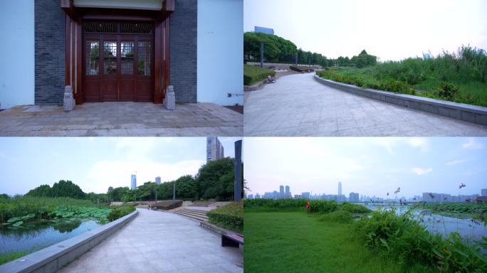 （原创可商用）武汉武昌沙湖公园风光视频