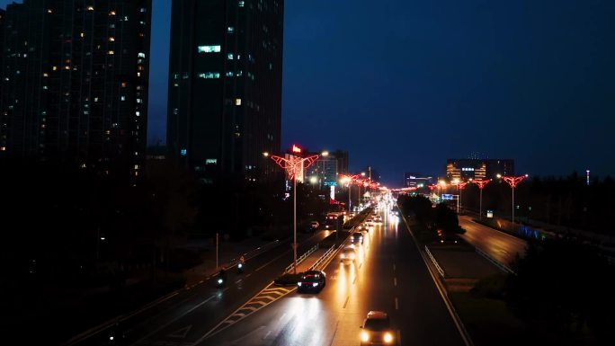 潍坊北海路夜景