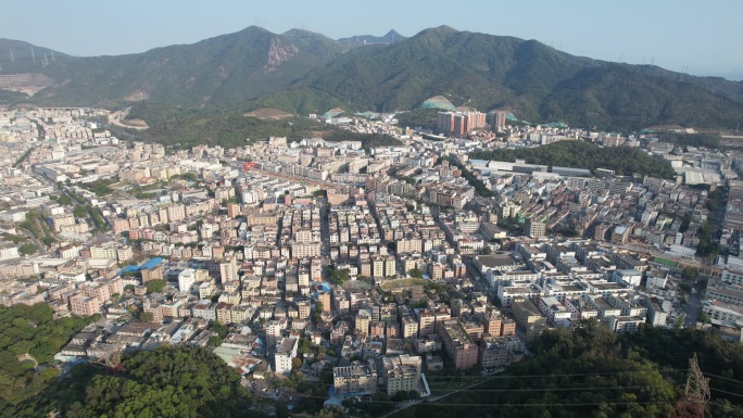 【正版素材】深圳龙岗区园山街道全景