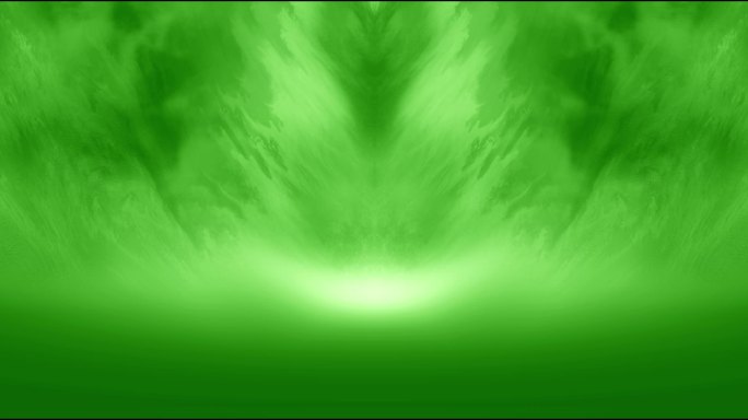 绿色主视觉动态KV水墨火焰背景无限循环