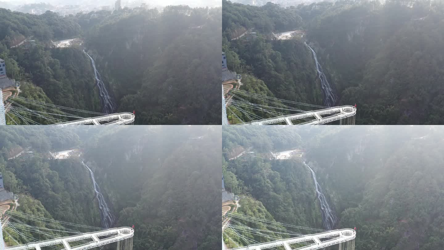 泉州洛江虹山瀑布航拍