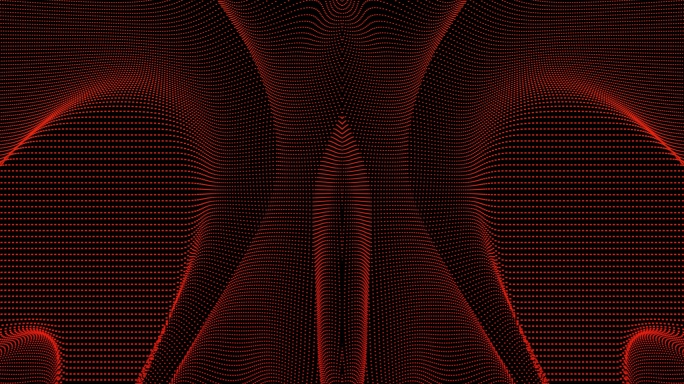 【4K时尚背景】黑红线条浪漫曲线VJ视觉
