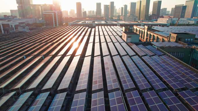 【合集】城市屋顶分布式光伏太阳能板