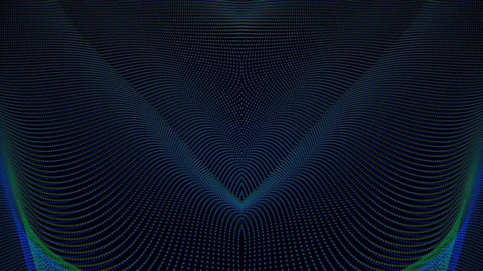 【4K时尚背景】赛博朋克粒子曲线VJ视觉