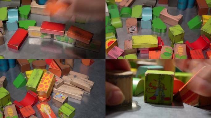 【镜头合集】早教搭积木育儿玩耍玩具(2)