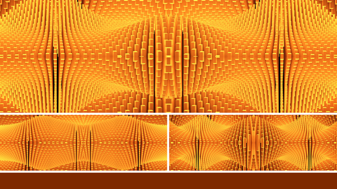 【宽屏时尚背景】橘色空间创意几何简约温暖
