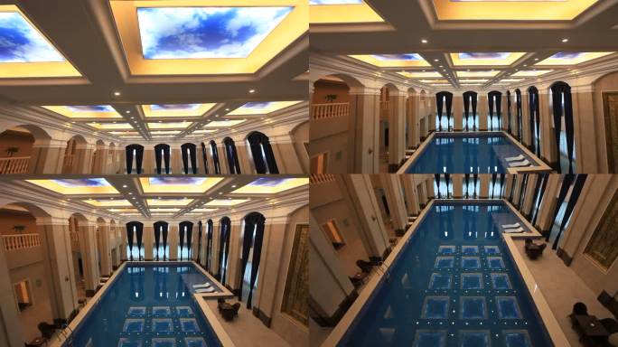 室内高端大气游泳池