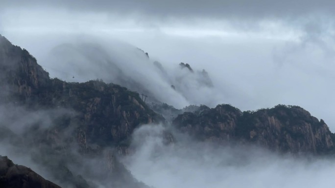 烟雨黄山