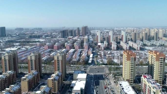 青岛平度发展城市建设城市高楼社区环境