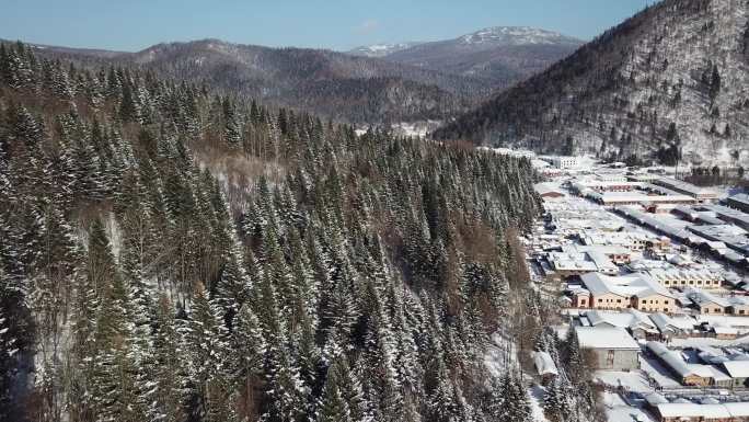 雪乡 雪谷 雪景