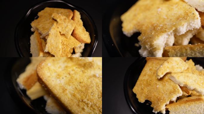 【镜头合集】休闲食品烤馍面包干  (2)