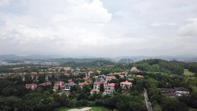 2023年深圳观澜湖高尔夫球场晴天空镜