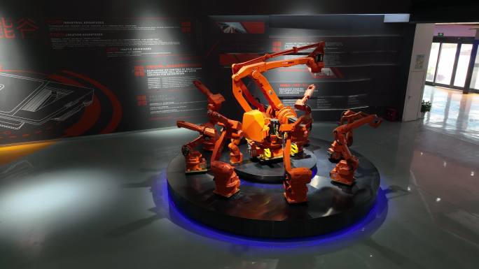 爱仕达上海总部机械臂全自动智能生产流水线