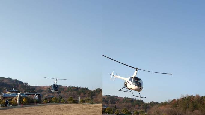 4K 木兰草原直升机起飞