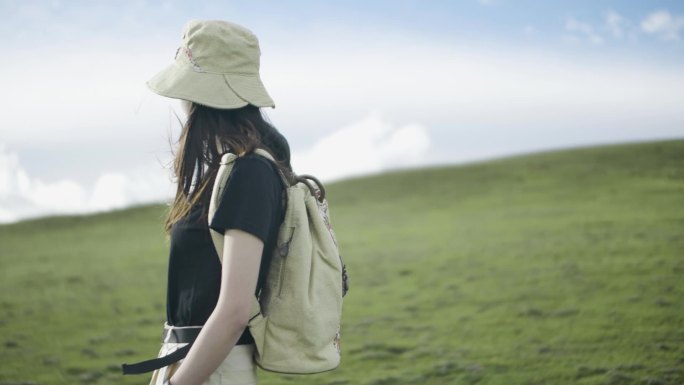 新疆 西藏 旅行 视频素材 人物 人像