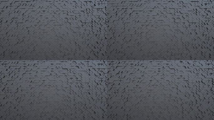 黑色三角形 背景墙 循环动画 4K