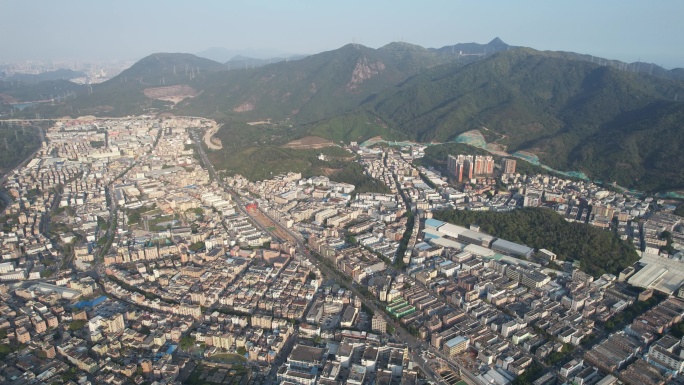 【正版素材】深圳龙岗区园山街道全景