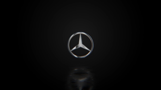 汽车logo高级质感标 光效动画片头片尾