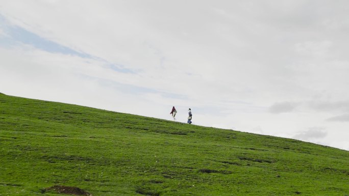 山顶 风景 新疆 西藏 旅行 视频素材