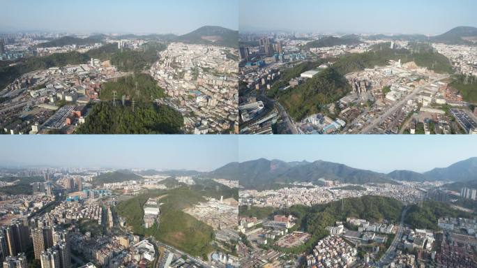 【正版素材】深圳龙岗区园山街道全景