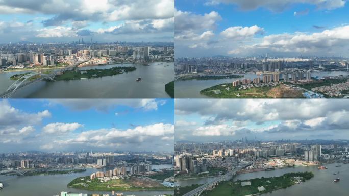 4K广州城市大全景航拍