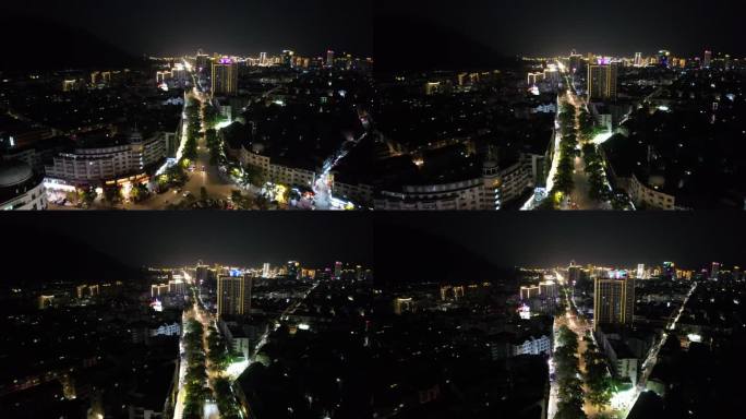 台州临海市夜景航拍DJI_0395