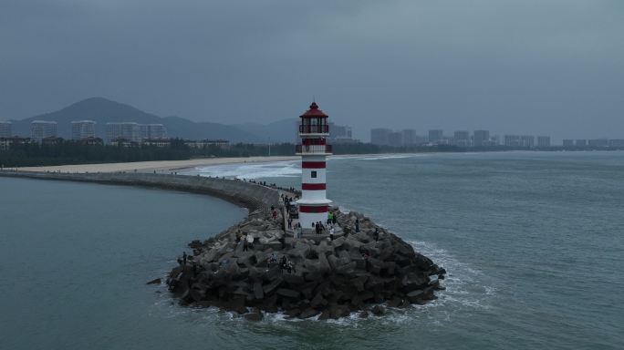 灯塔 大海 万宁 网红灯塔 神舟半岛