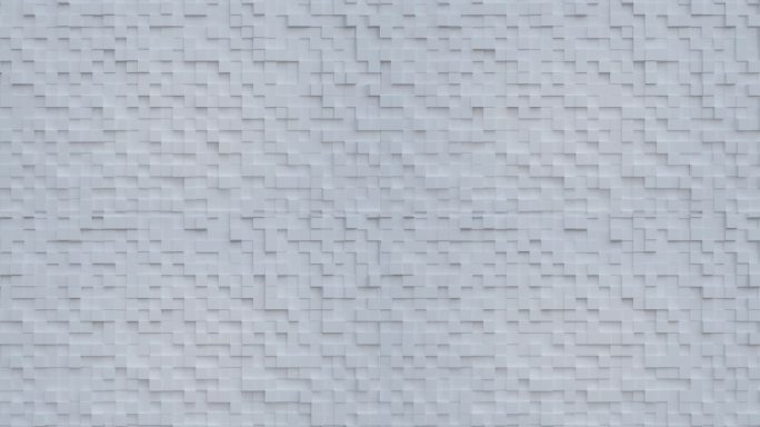 白色立方体 背景墙 循环动画 4K